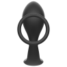 Addicted Toys - Plug Anal Avec Anneau En Silicone Noir
